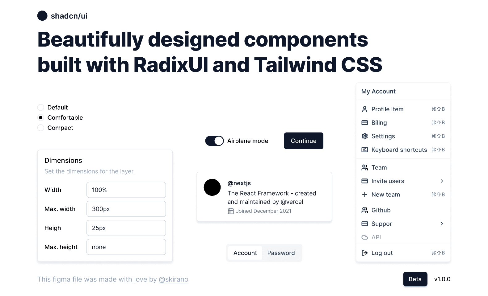 UI Design System preview