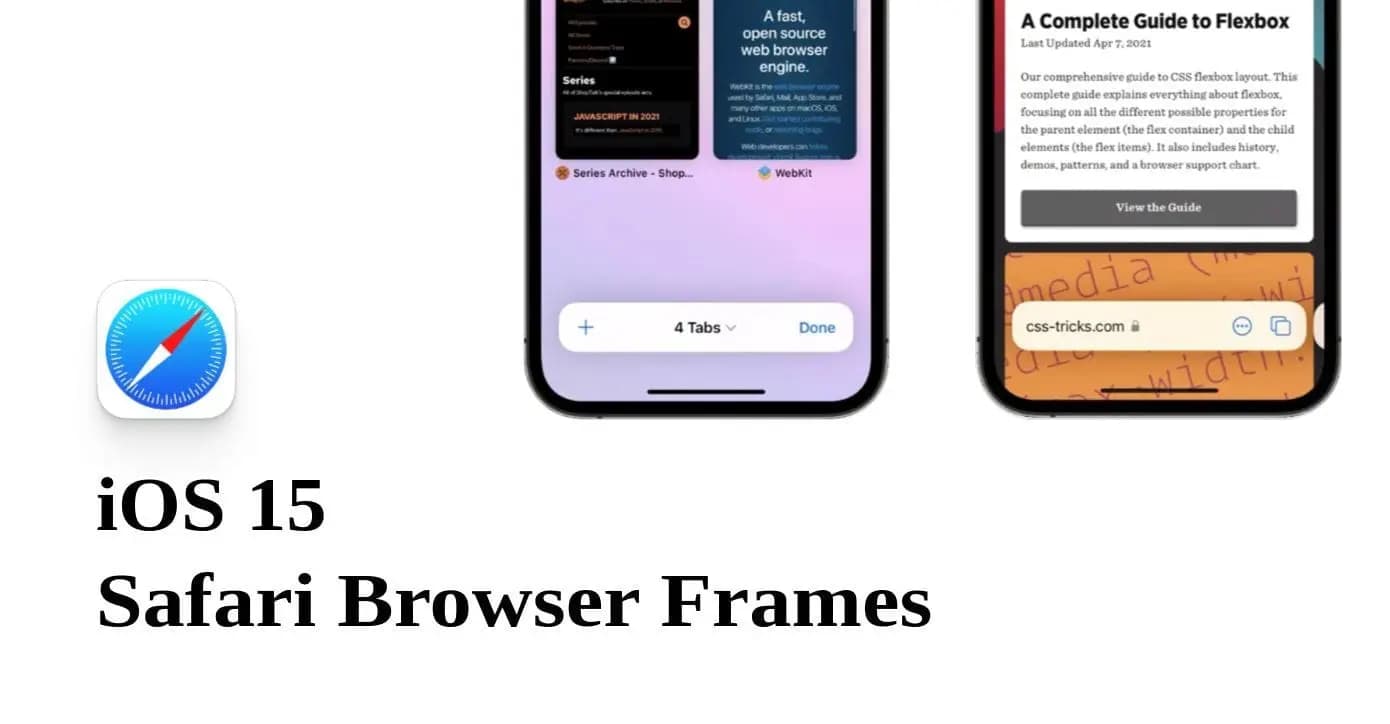 Safari iOS 15 preview
