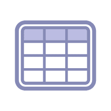 Tables icon