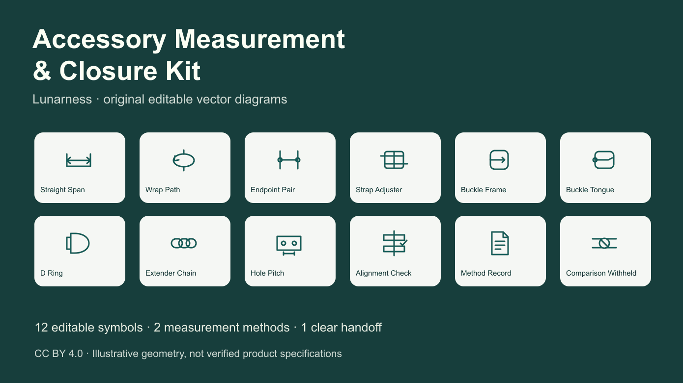 Accessory Measurement & Closure Kit — Lunarness preview