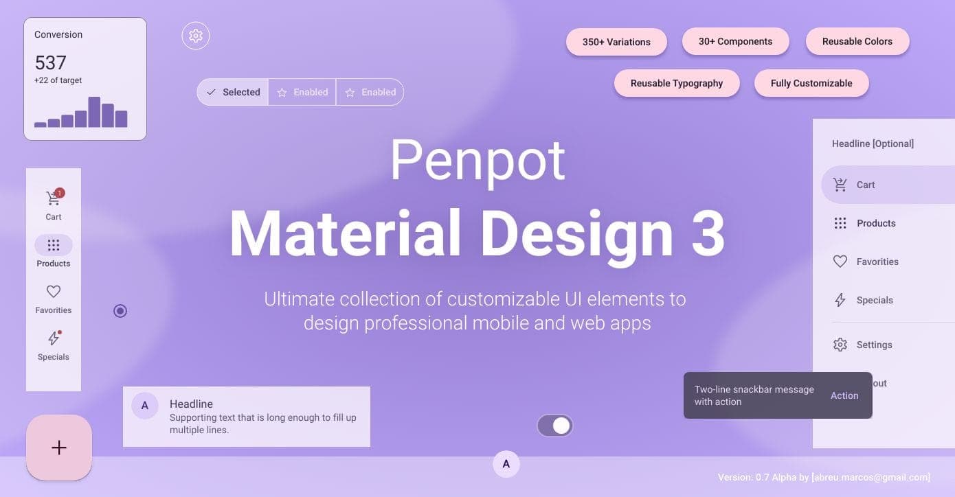 Material Design 3 preview