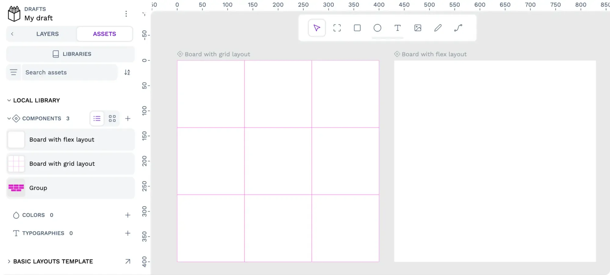 How to create CSS Flex and Grid layout components in Penpot