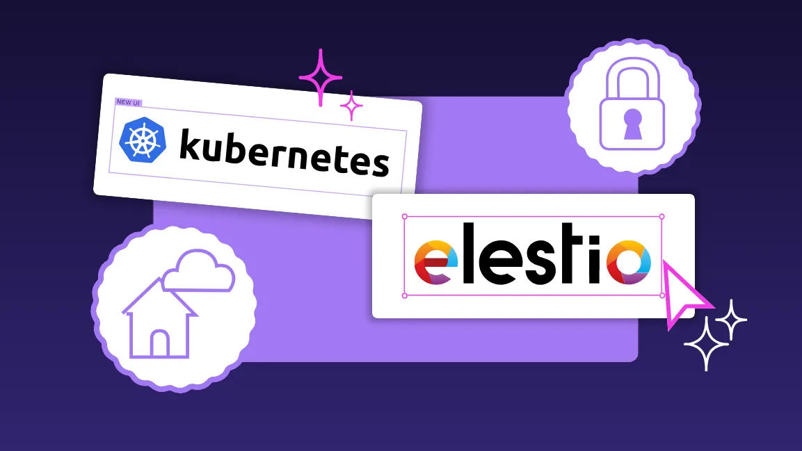 the image shows the logos of elestio and kubernetes, the two best alernatives to docker for penpot self host deployment