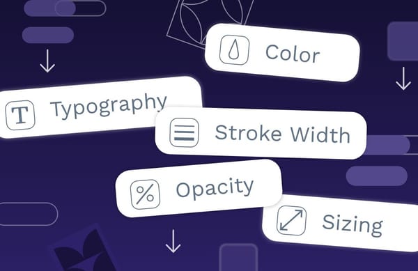 Color, Typography, Stroke Width, Opacity, Sizing