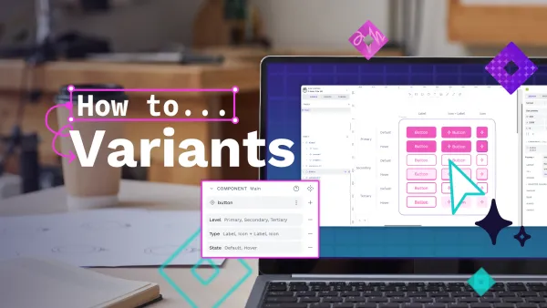 Tutorial: Creating and using component variants in Penpot