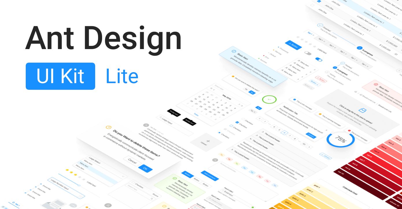 Ant Design UI Kit Lite