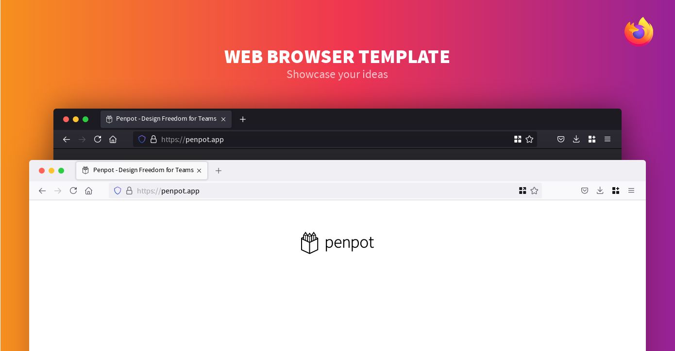 Firefox mockup